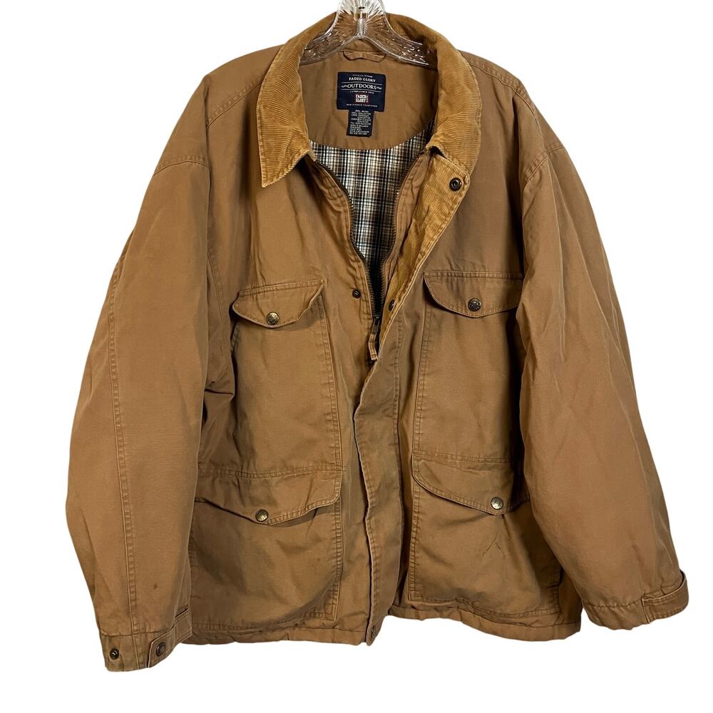 Chore Coat 2XL Barn Jacket Hobo Chic Grunge Cowboy Cargo Distressed Pockets